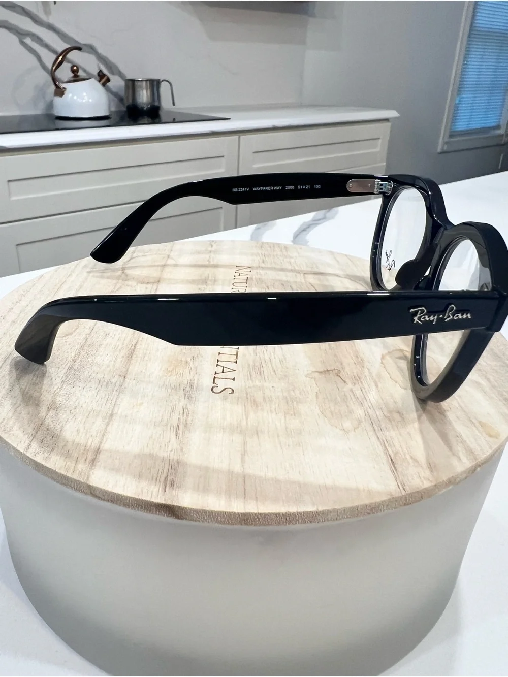 AUTHENTIC Ray-Ban Wayfarer Way Black Eyeglasses RB2241V